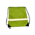 Drawstring Backpack Bag With Reflective Tape